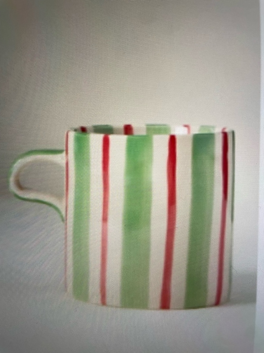 ❤️ ANTHROPOLOGIE DAILY STRIPED MUG NEW